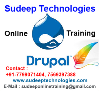 Drupal Online Training  From Hyderabad|India|